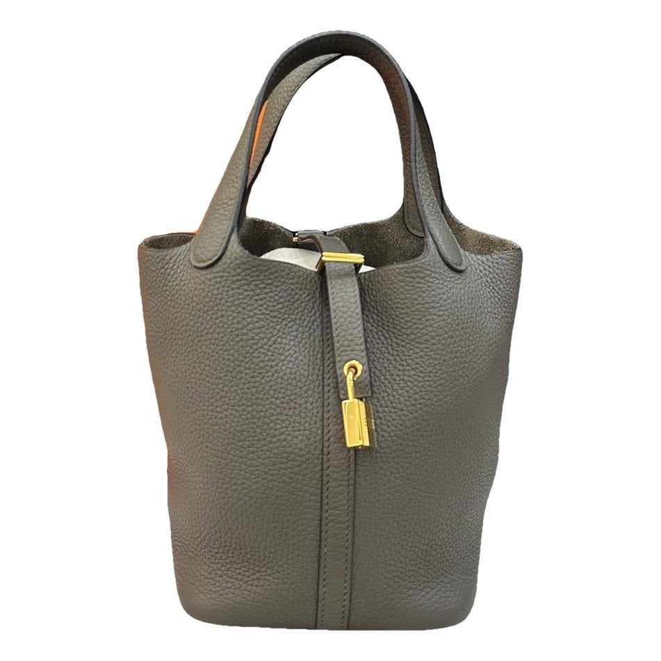 Picotin leather handbag