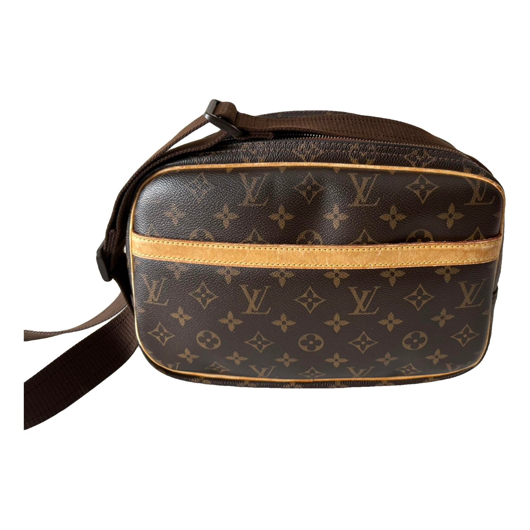 Reporter leather handbag