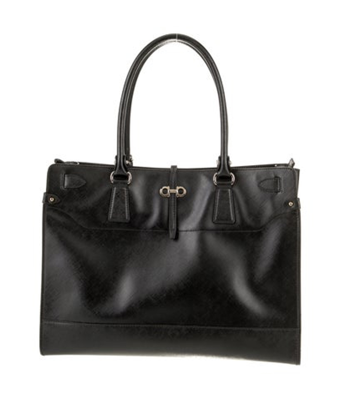 Salvatore Ferragamo Ferragamo Saffiano Leather Tote