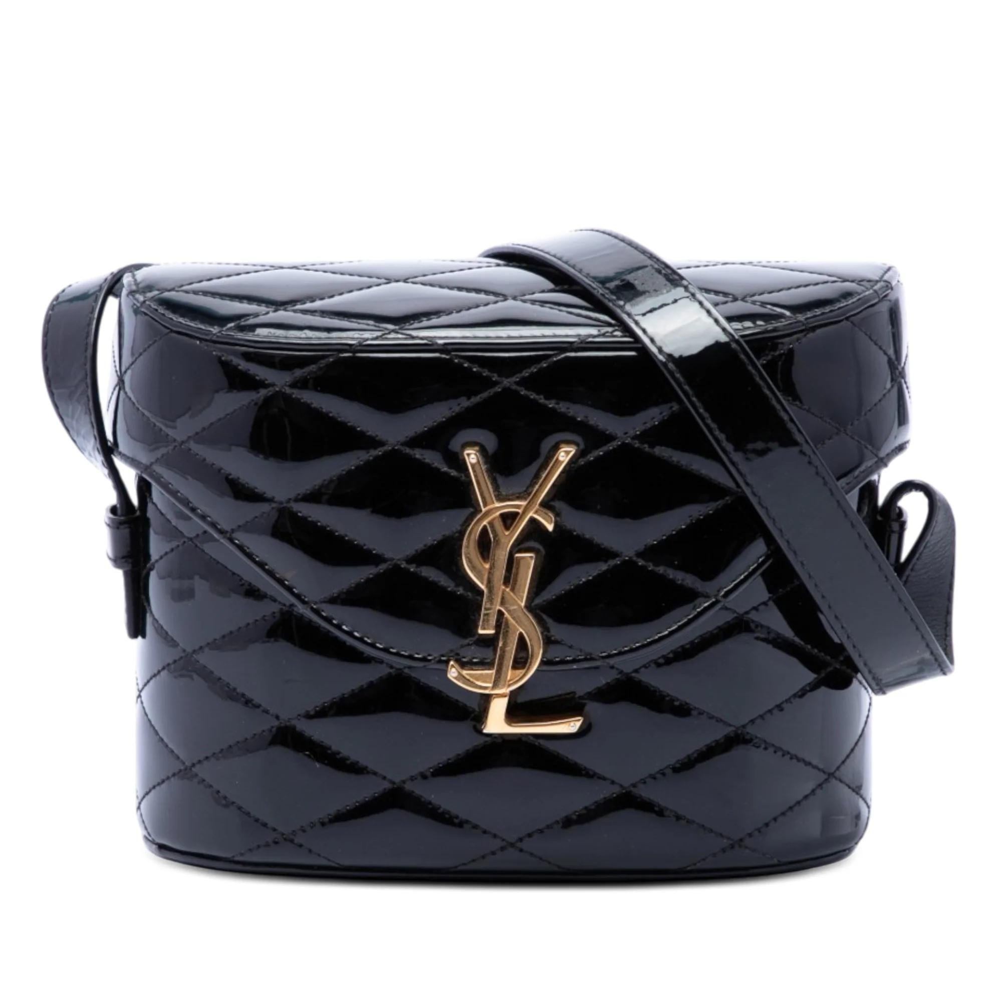 Patent leather crossbody bag