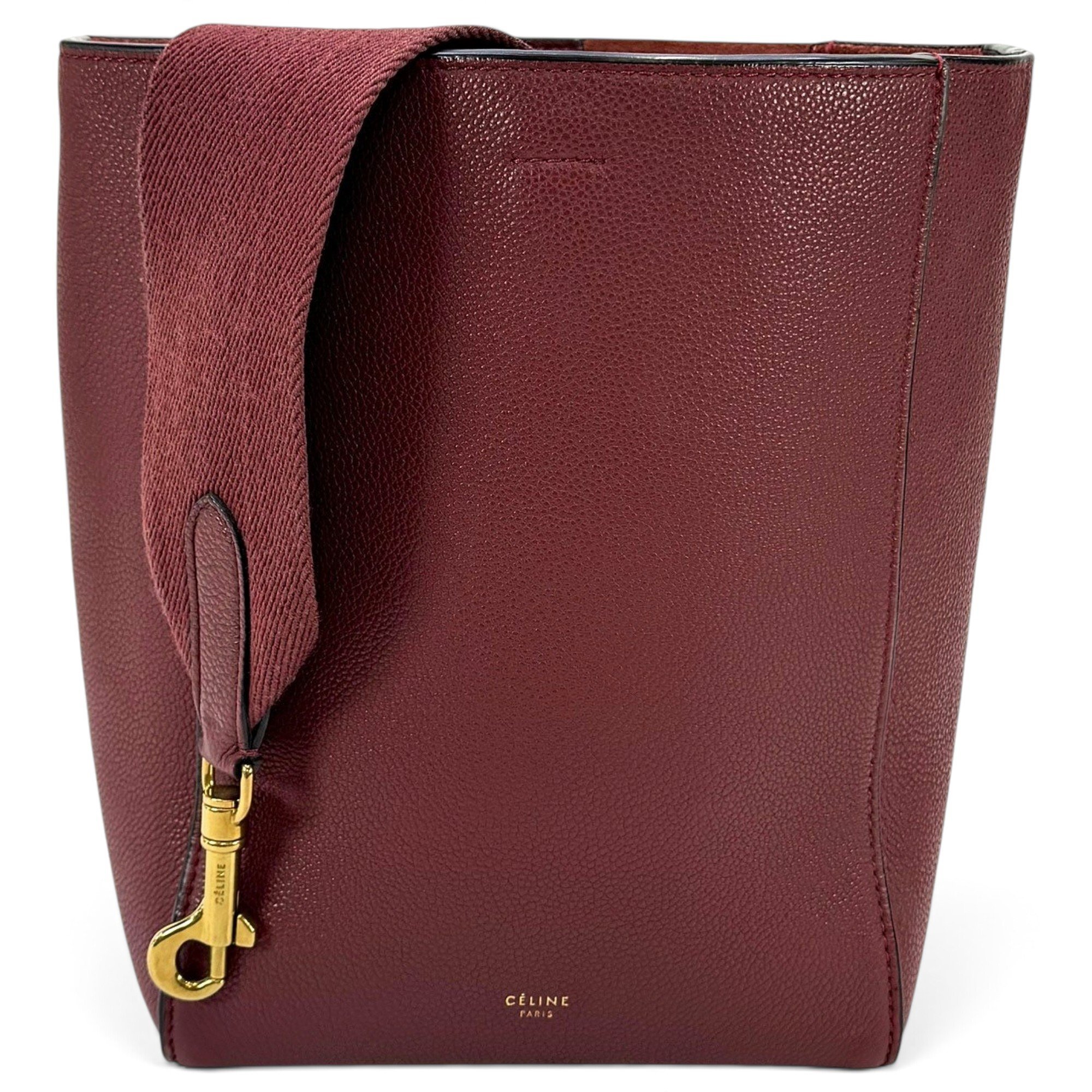 Seau Sangle leather handbag