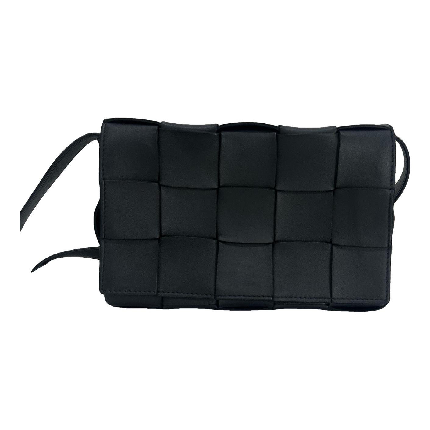 Cassette leather crossbody bag