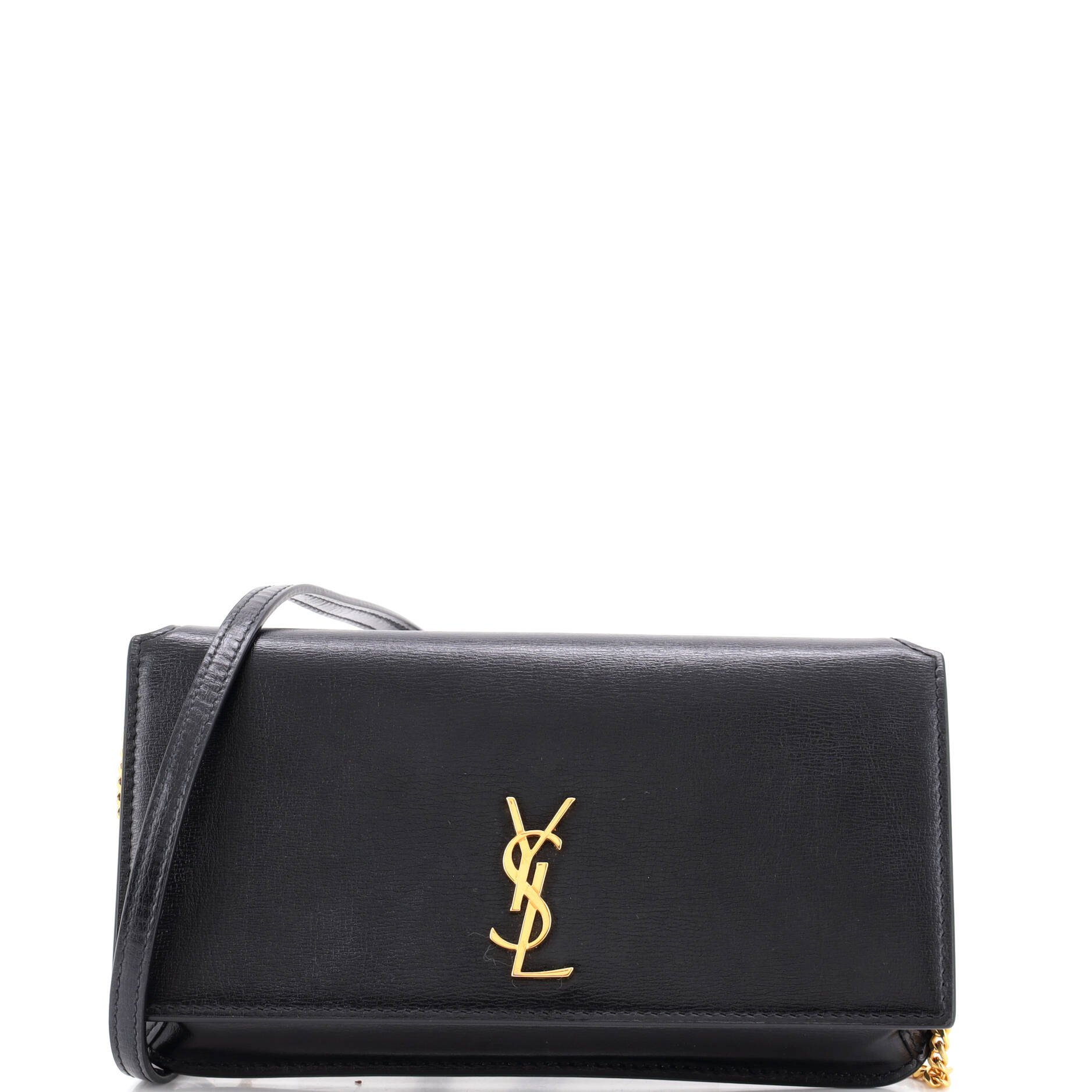 Classic Monogram Phone Holder Shoulder Bag Leather