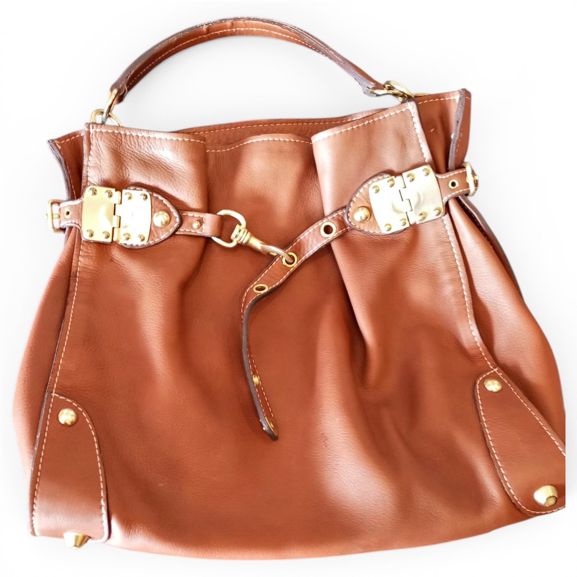 Leather handbag
