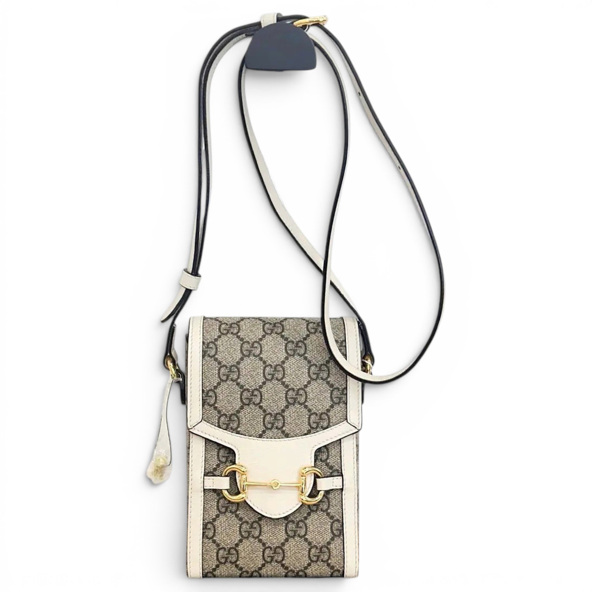 Horsebit 1955 Vertical leather crossbody bag