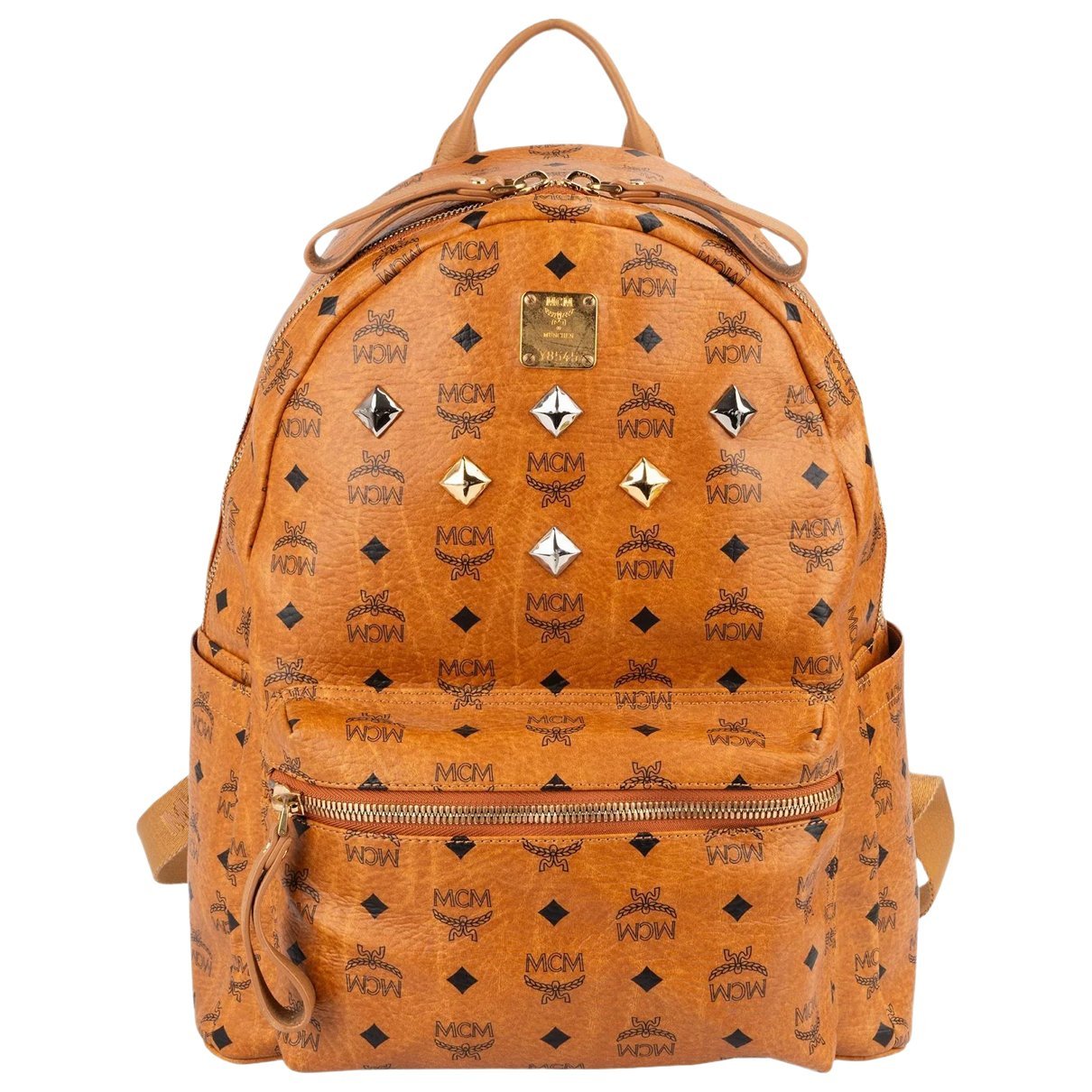 Leather backpack