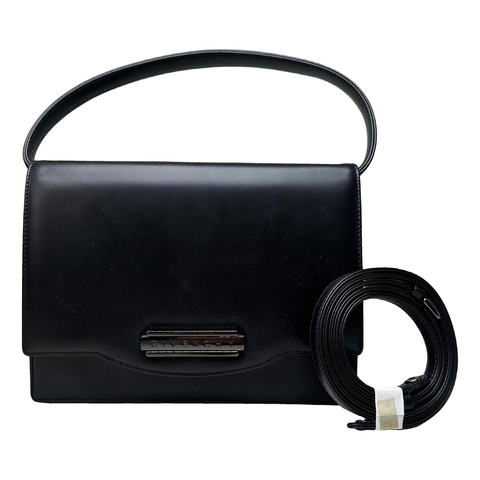 Bow Cut leather handbag