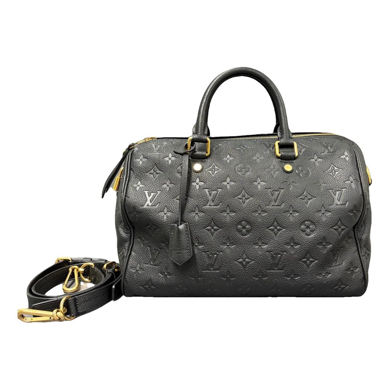 Speedy leather handbag