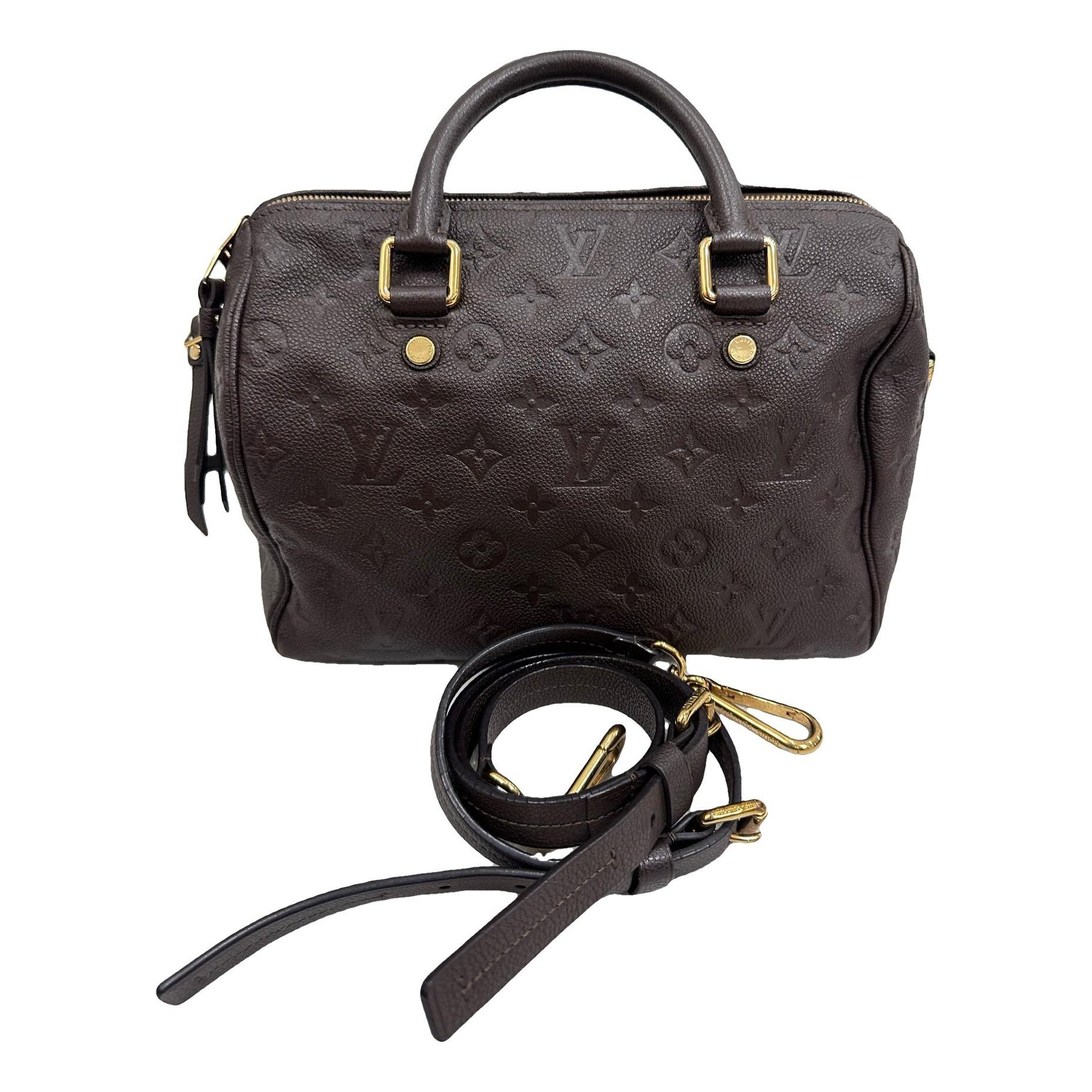 Speedy leather handbag