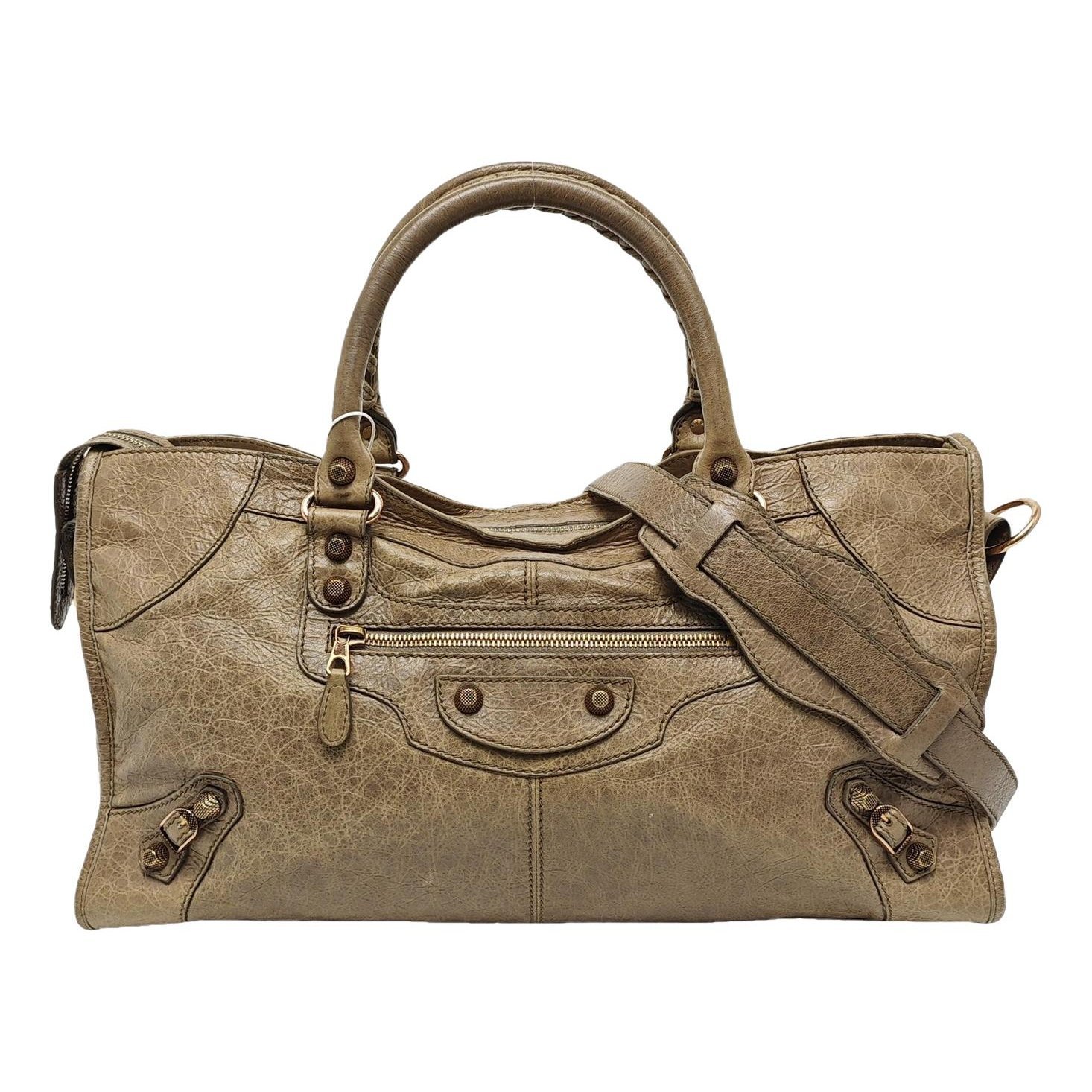 Leather handbag