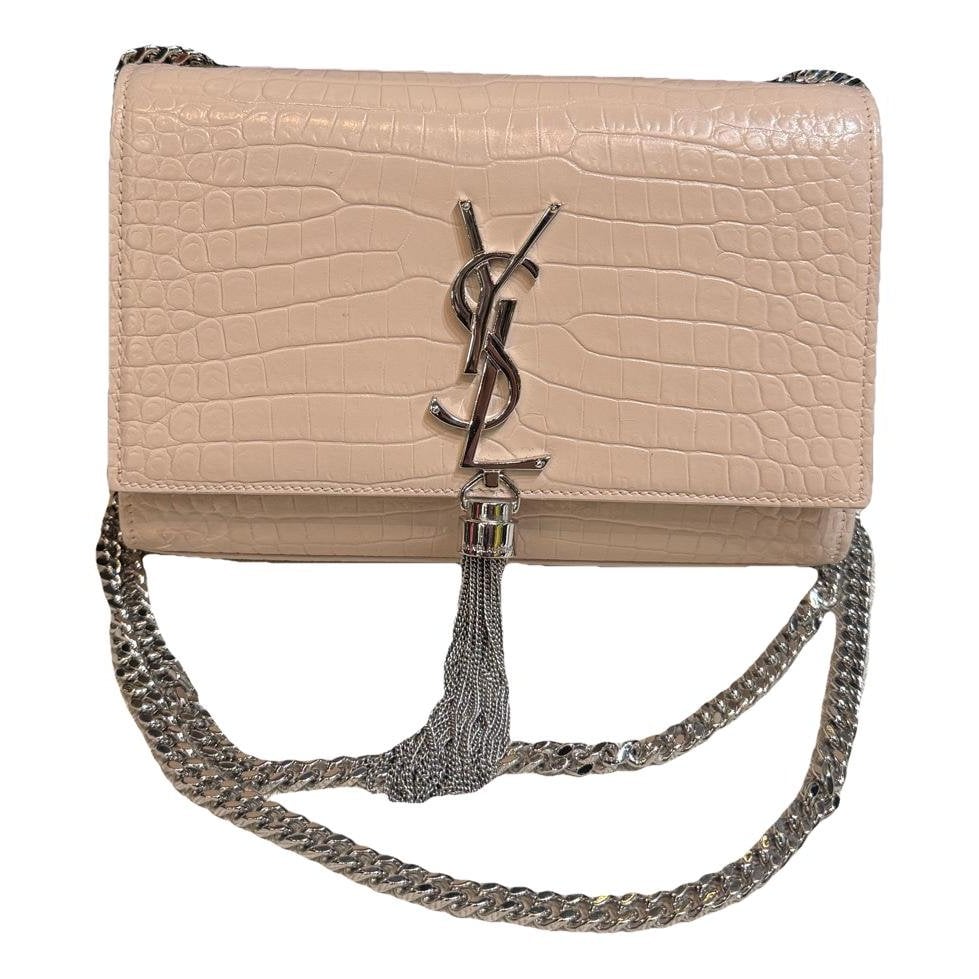 Pompom Kate leather handbag
