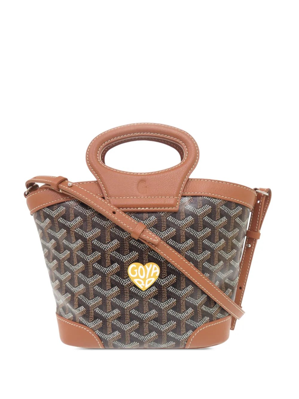 Goyard 2025 Mini Goyardine Beluga satchel