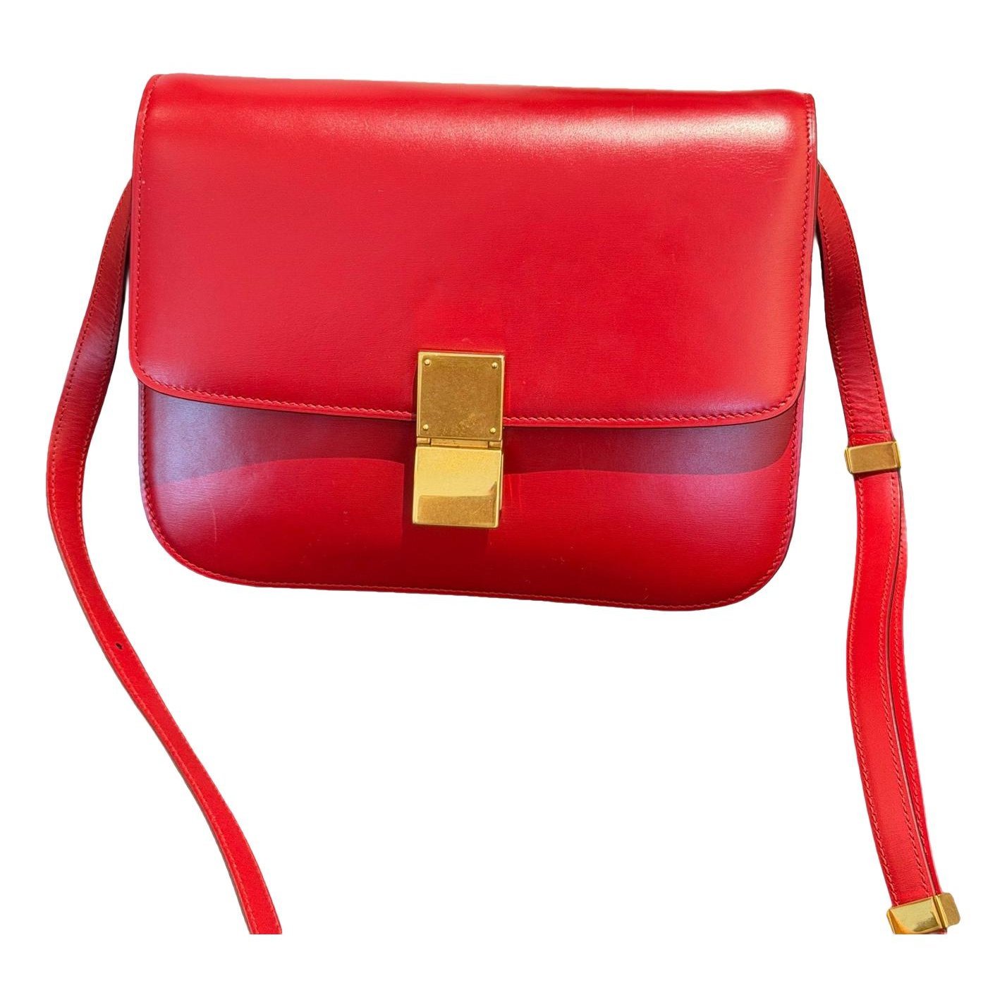 Classic leather crossbody bag