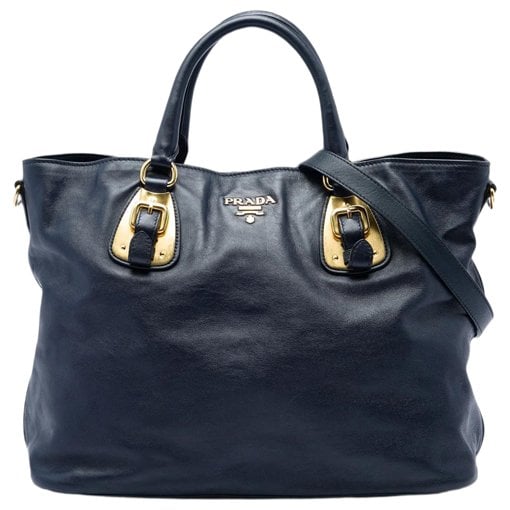 Soft leather tote