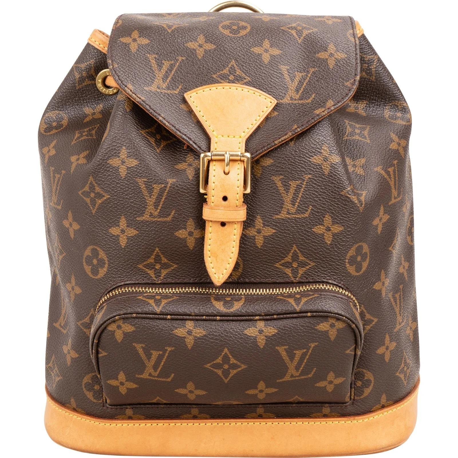 Montsouris leather backpack