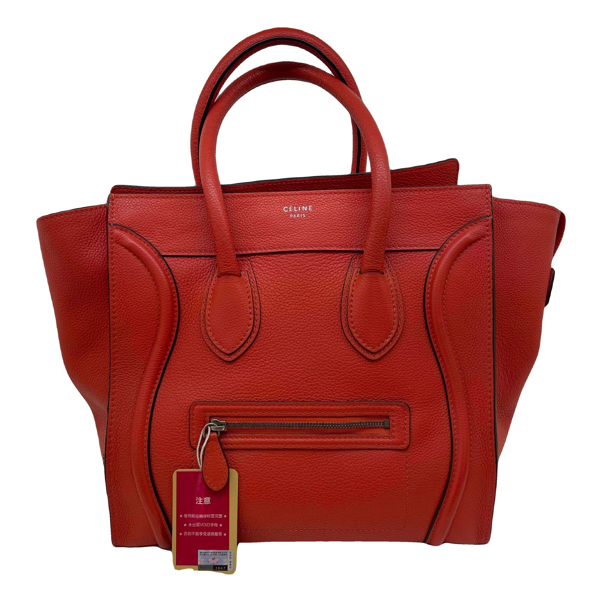 Luggage leather handbag