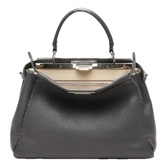 Peekaboo leather handbag