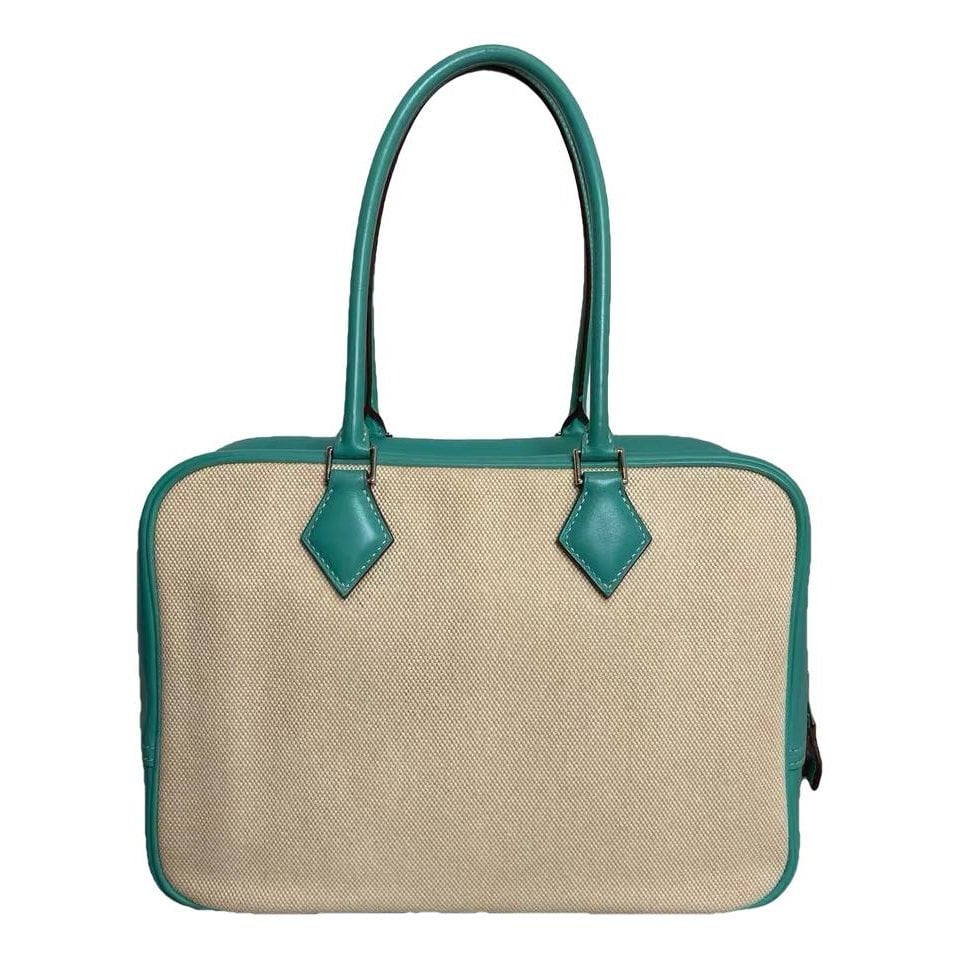Plume leather handbag