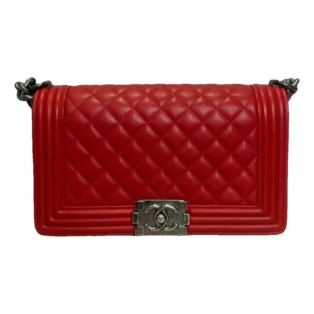 Boy leather crossbody bag