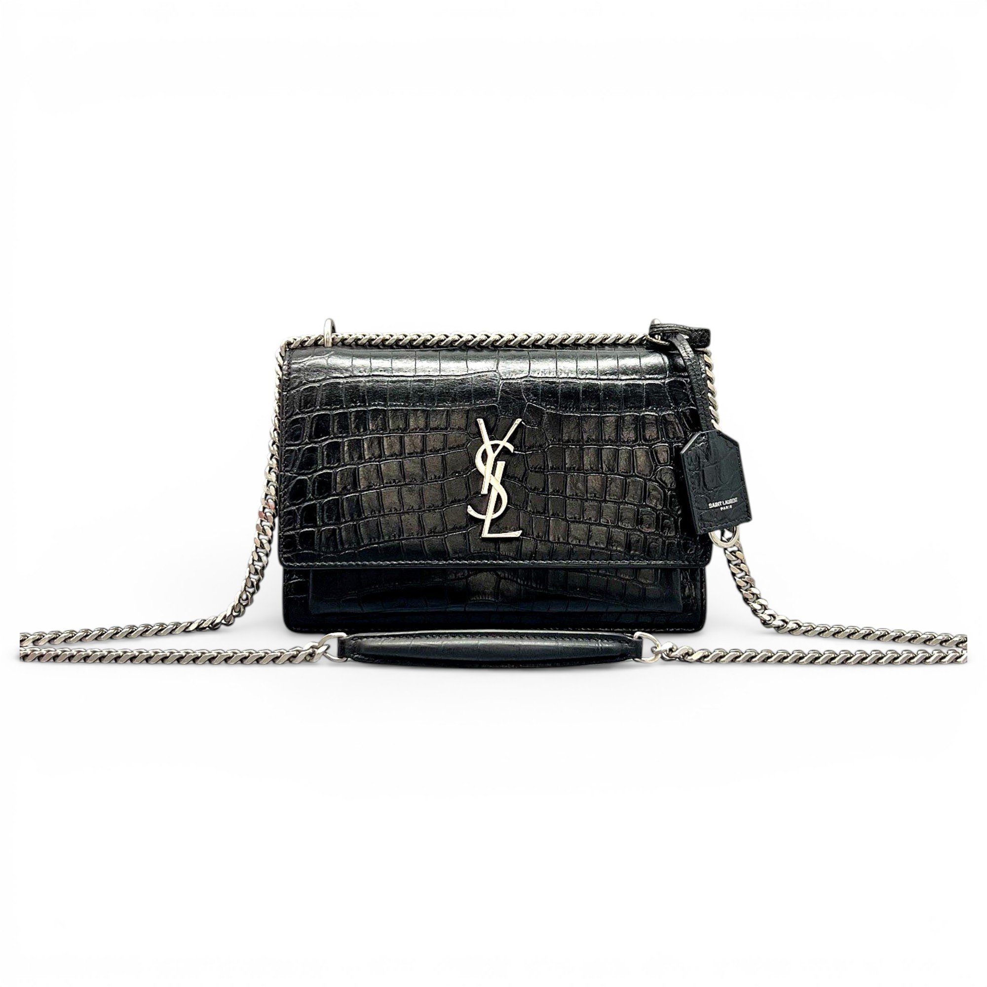 Sunset leather handbag