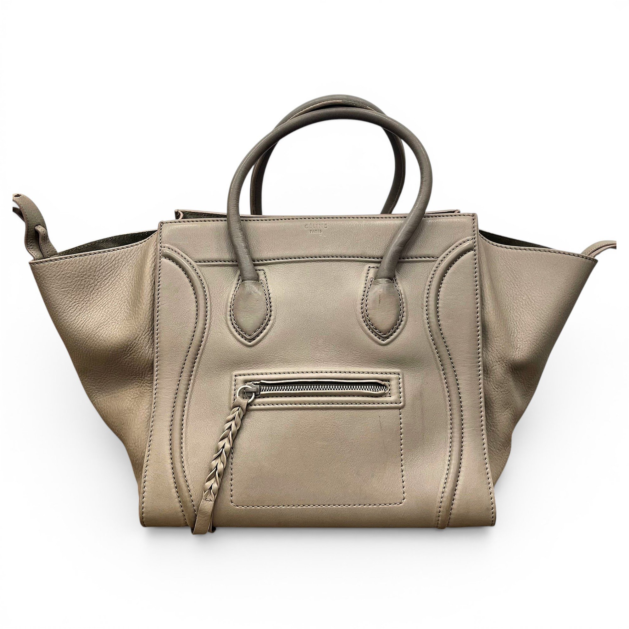 Luggage leather handbag
