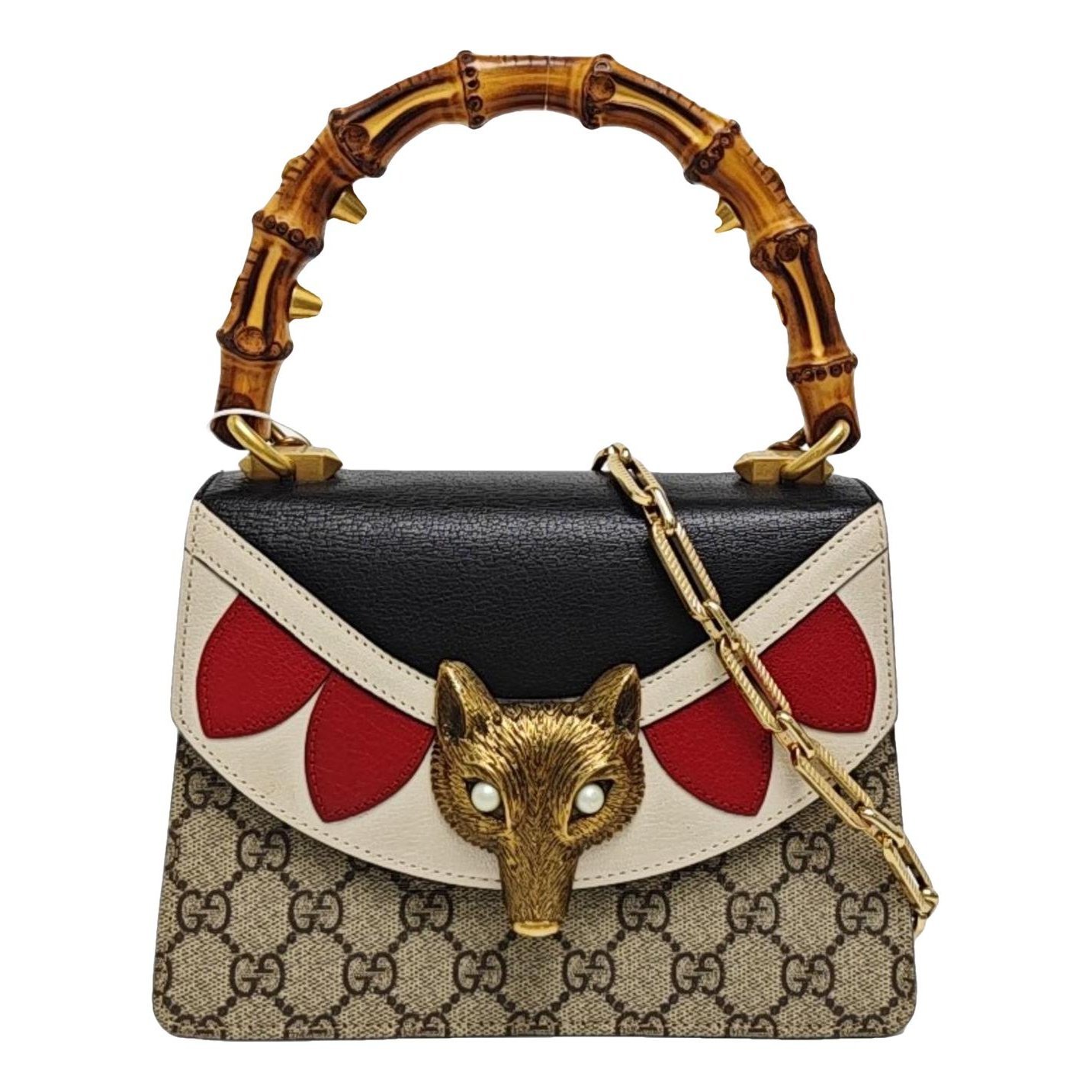 Bamboo Convertible Satchel cloth crossbody bag