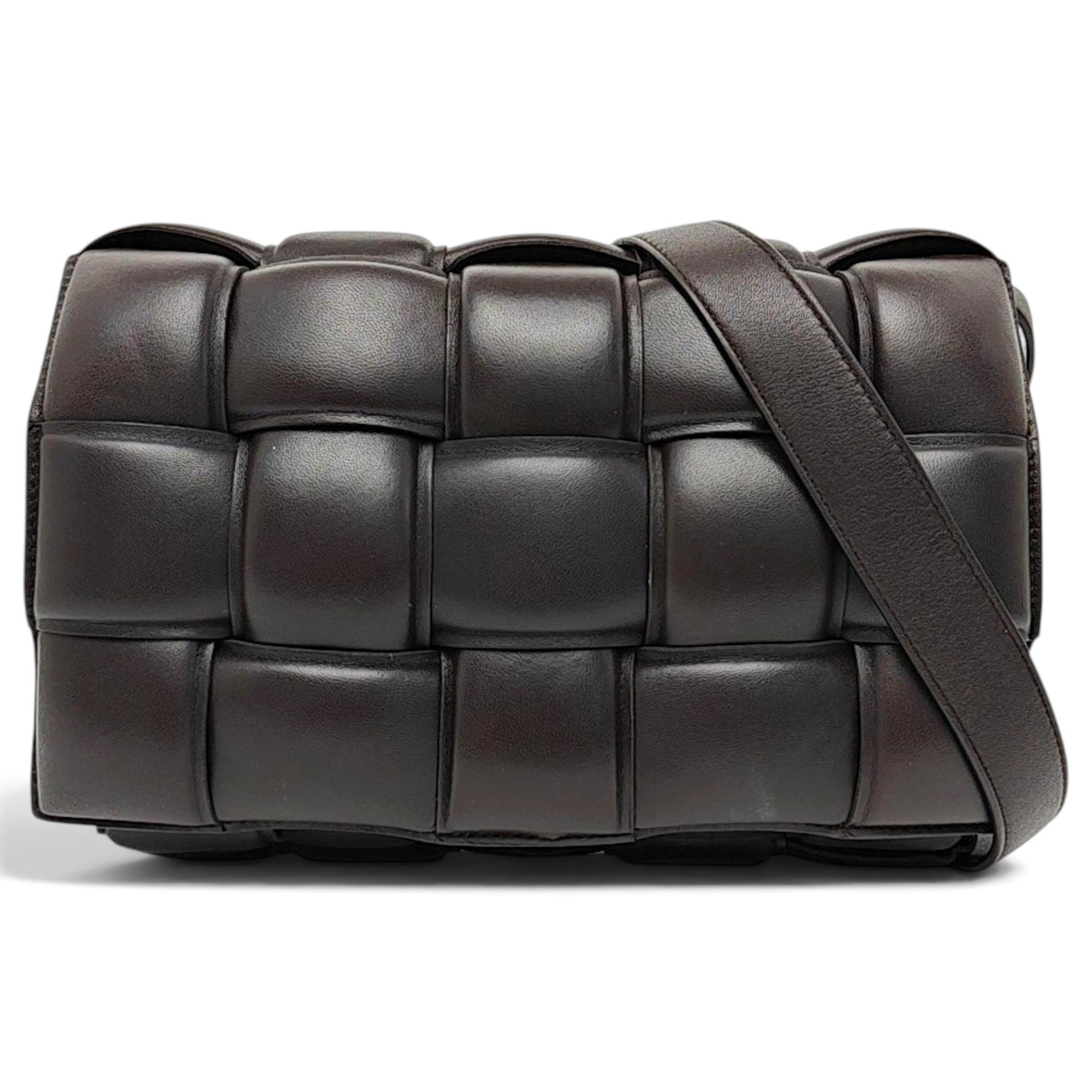 Brick Cassette leather handbag