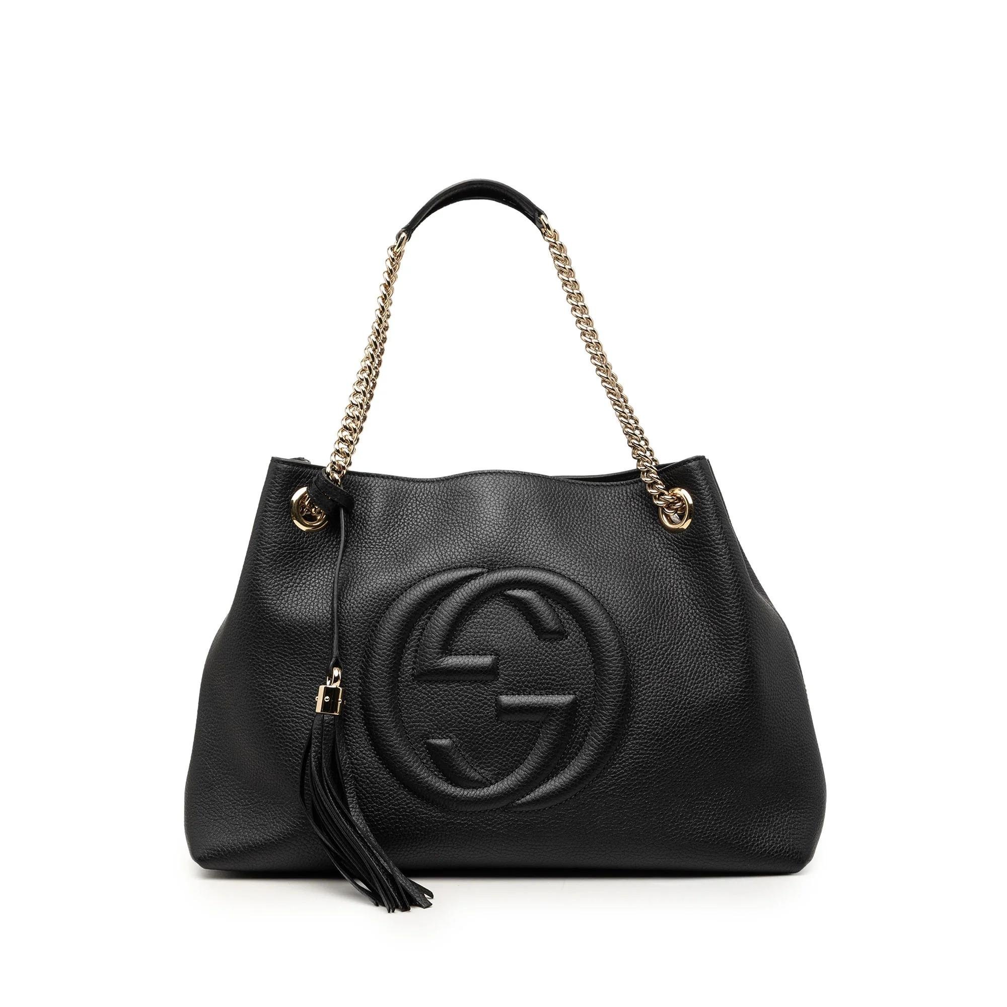 Soho Chain pony-style calfskin tote
