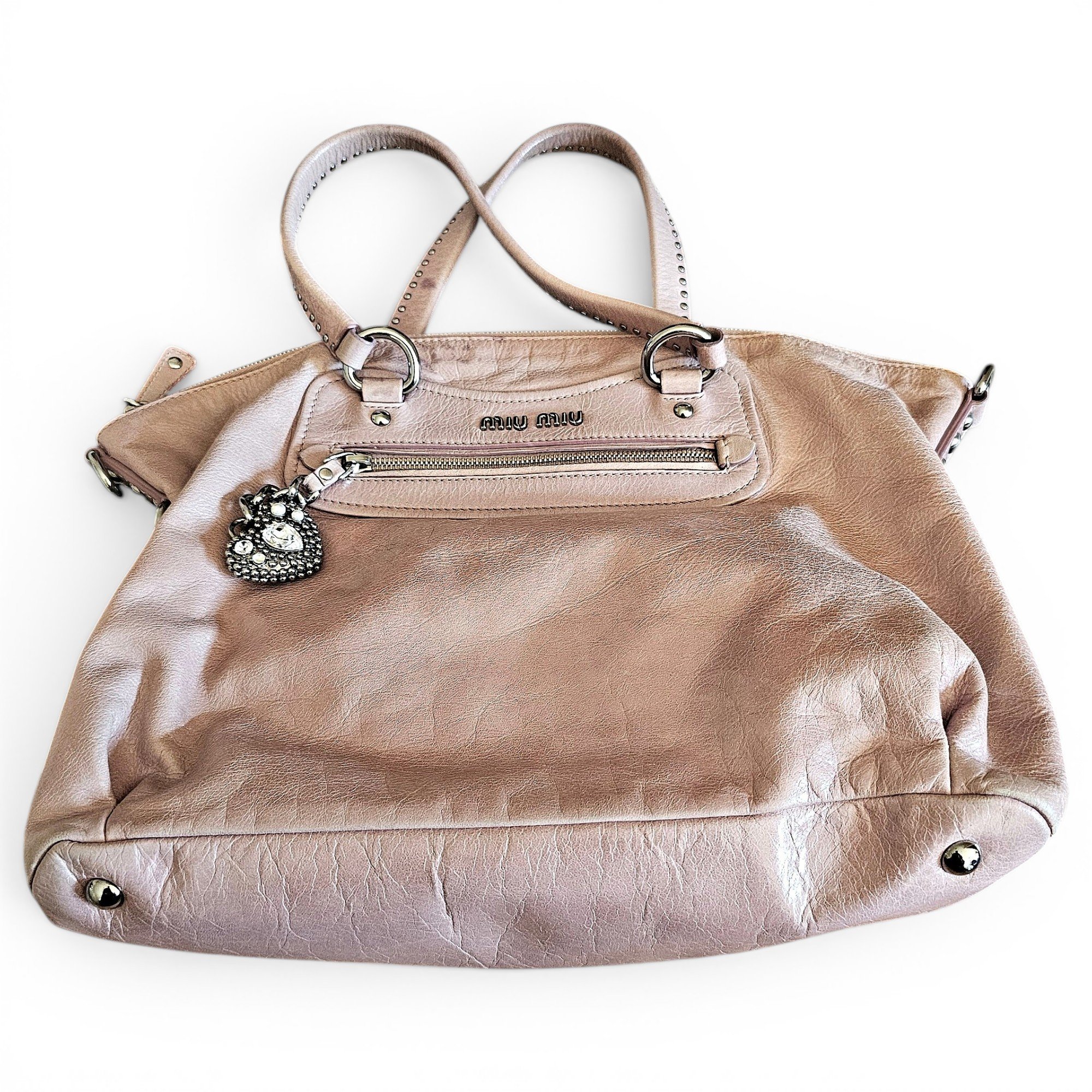 Leather handbag