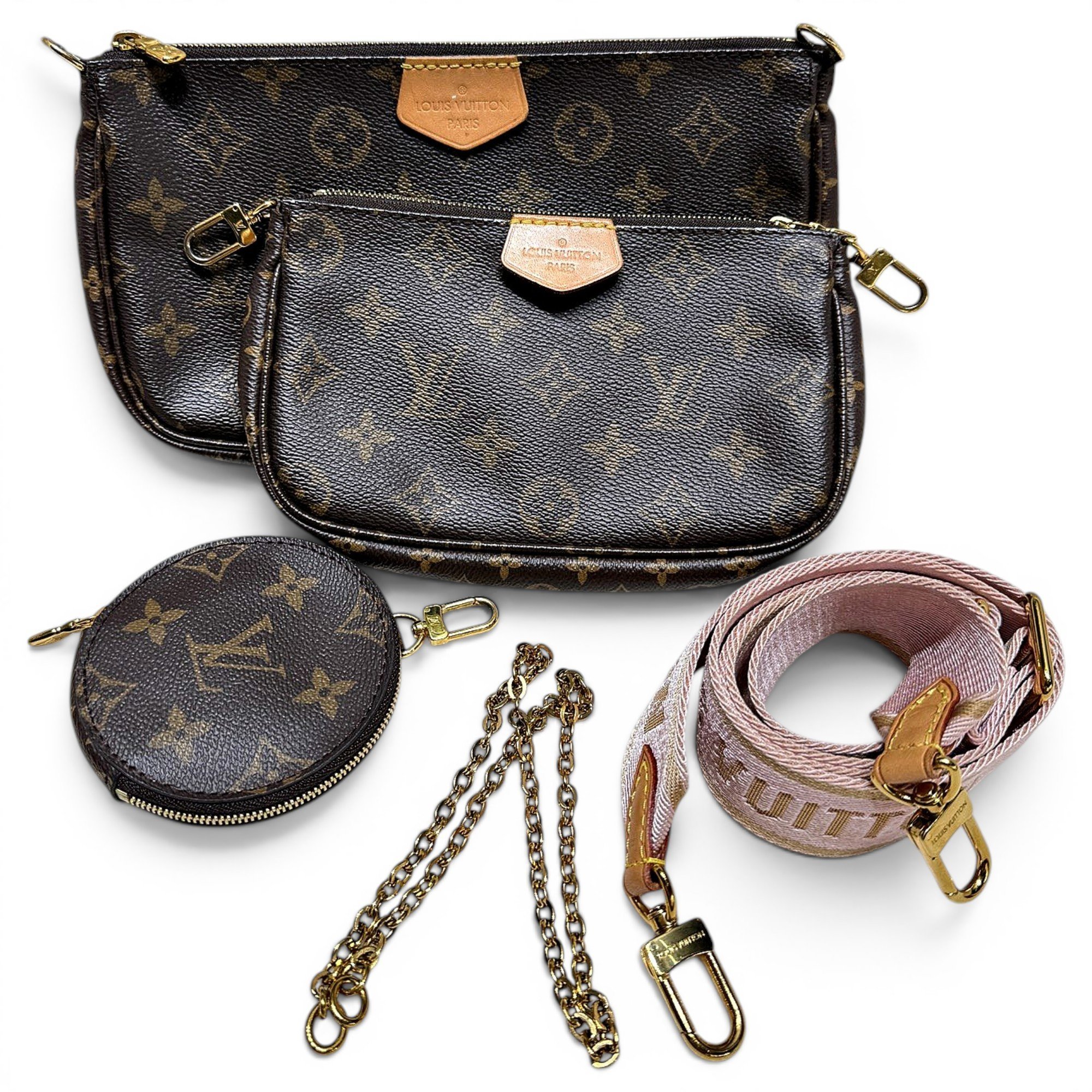 Multi Pochette Accessoires leather handbag