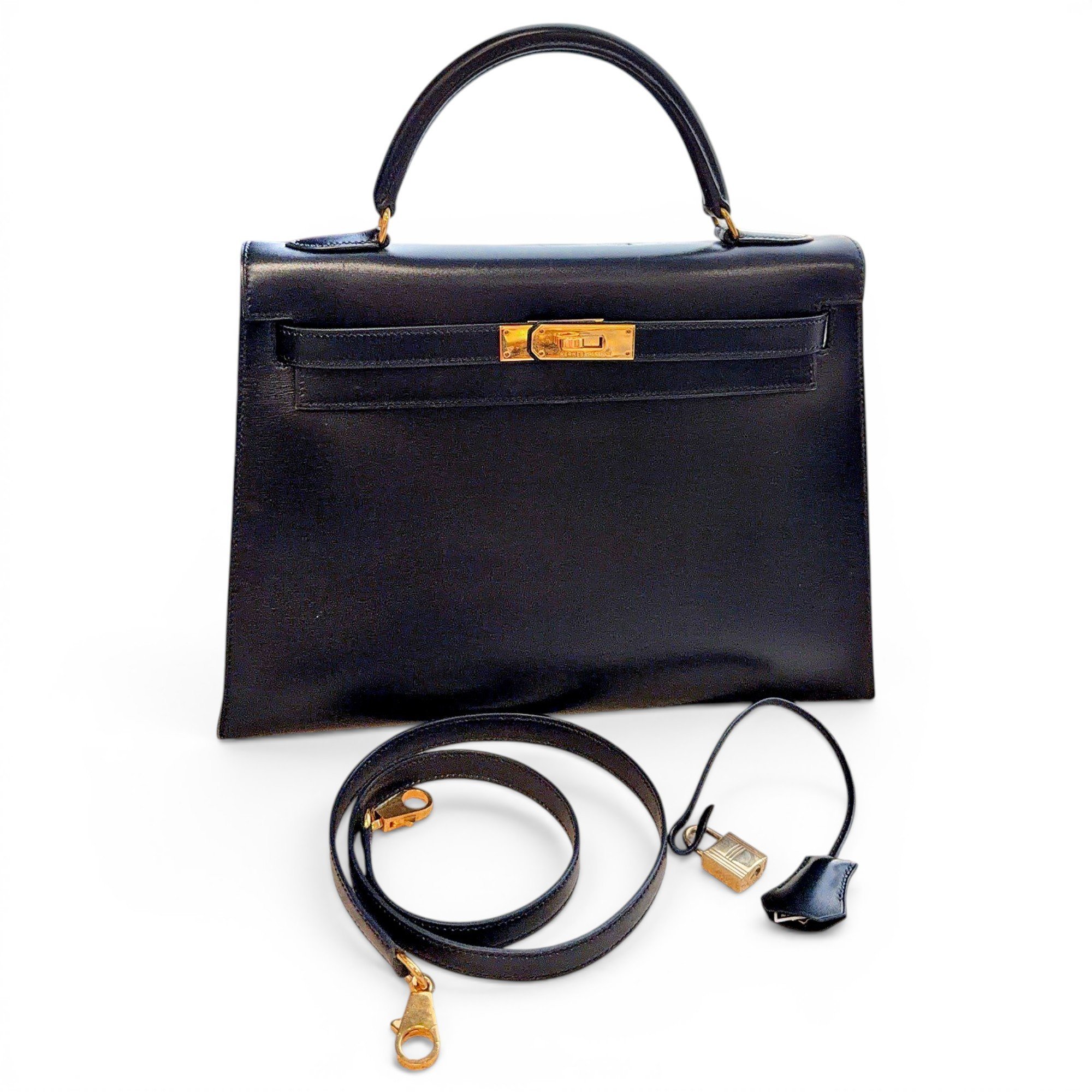 Kelly 32 leather handbag