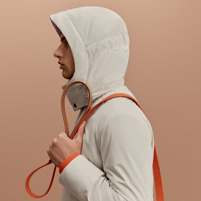 Gris Carrière Taiga Puffer Coat
