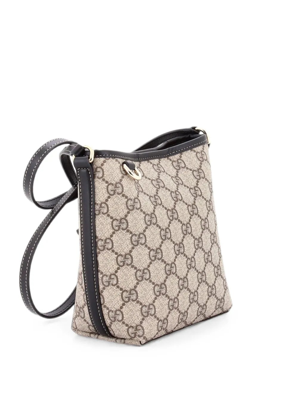 GG Emblem GG Coated Canvas Small bucket bag