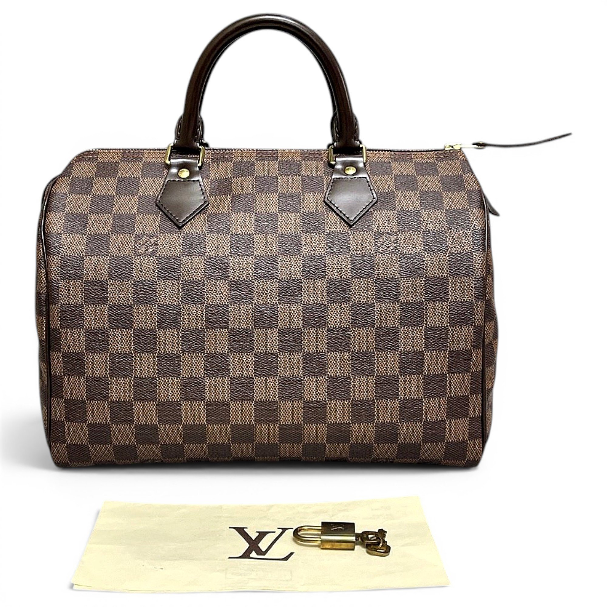 Speedy leather handbag