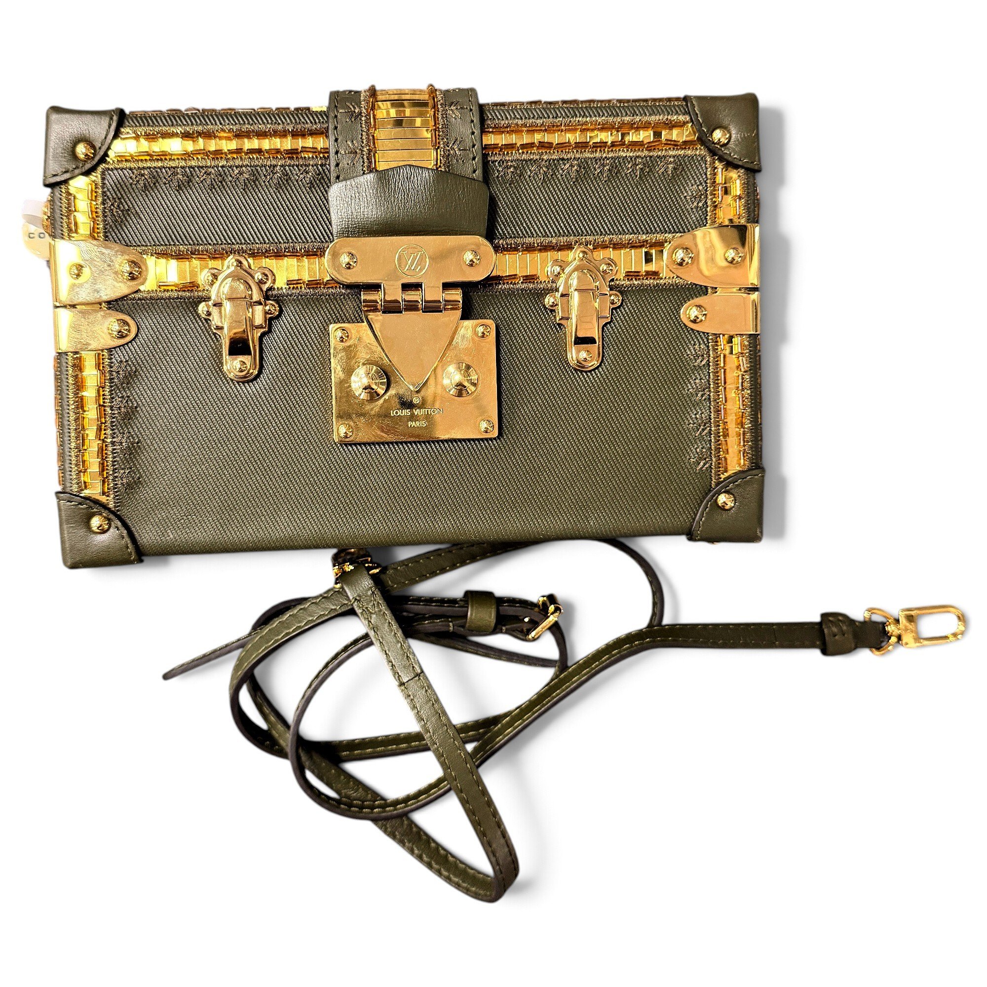 Louis Vuitton Petite Malle leather crossbody bag