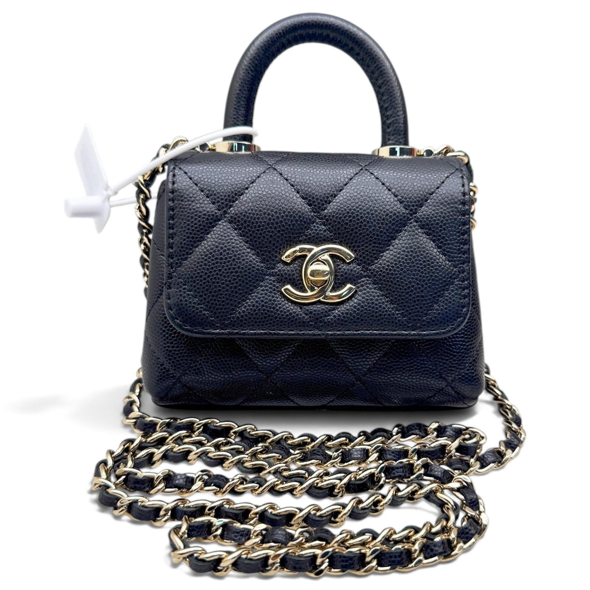 Coco Handle leather handbag