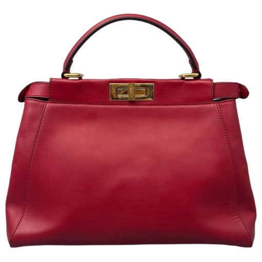 Peekaboo leather handbag
