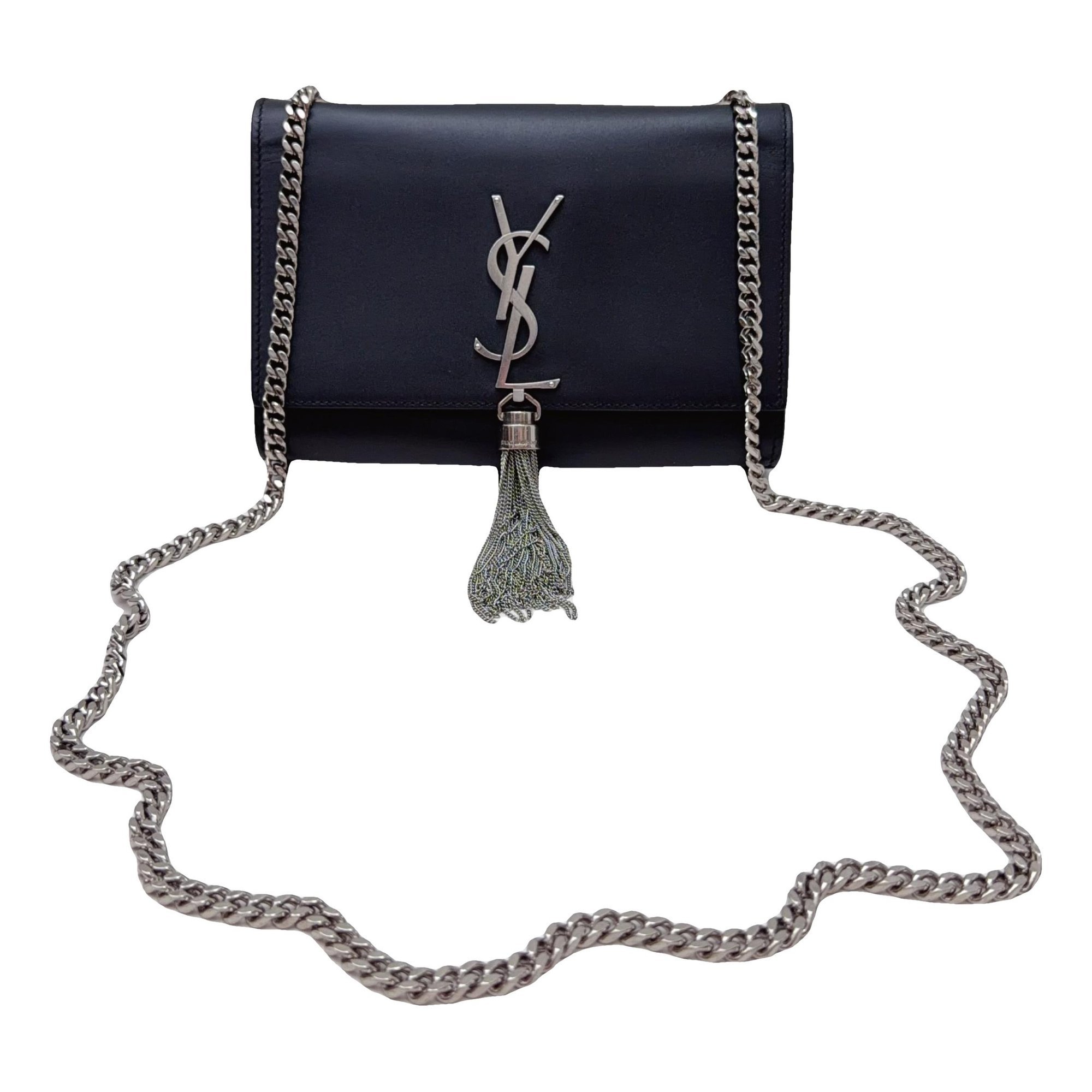 Pompom Kate leather handbag