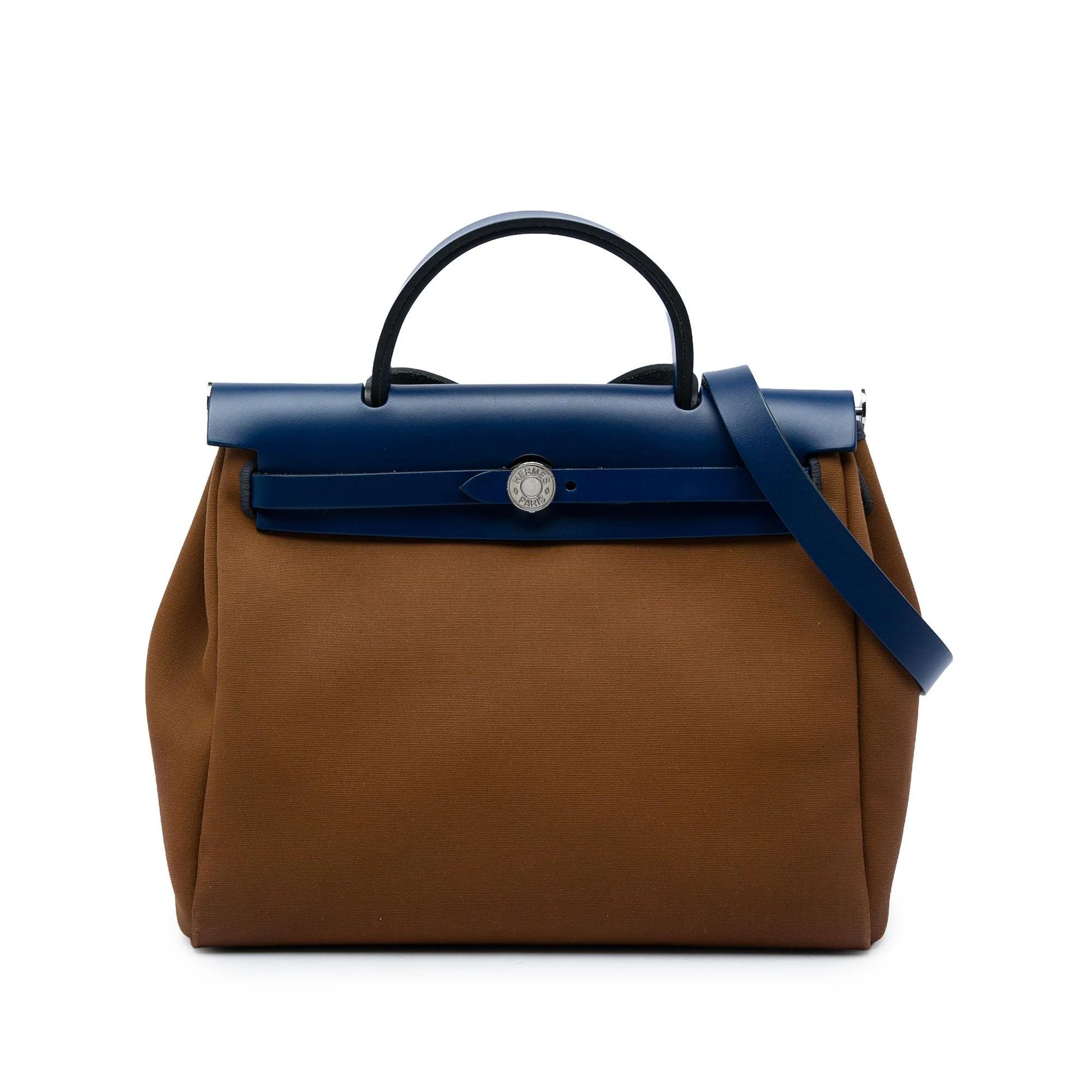 Hermes Herbag Handbag Toile H Canvas 2022