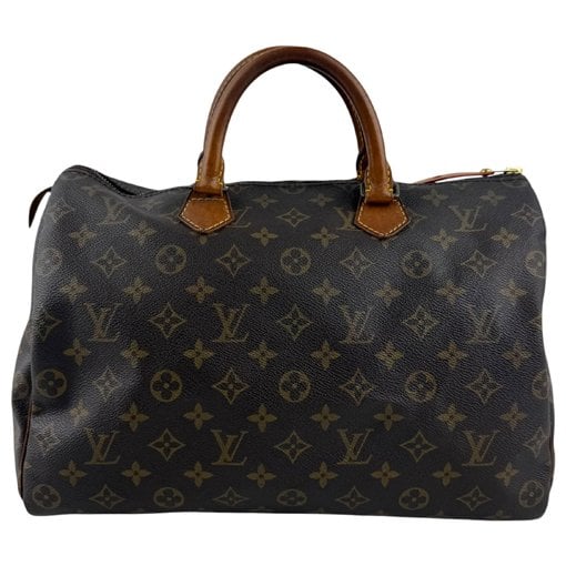 Speedy leather handbag