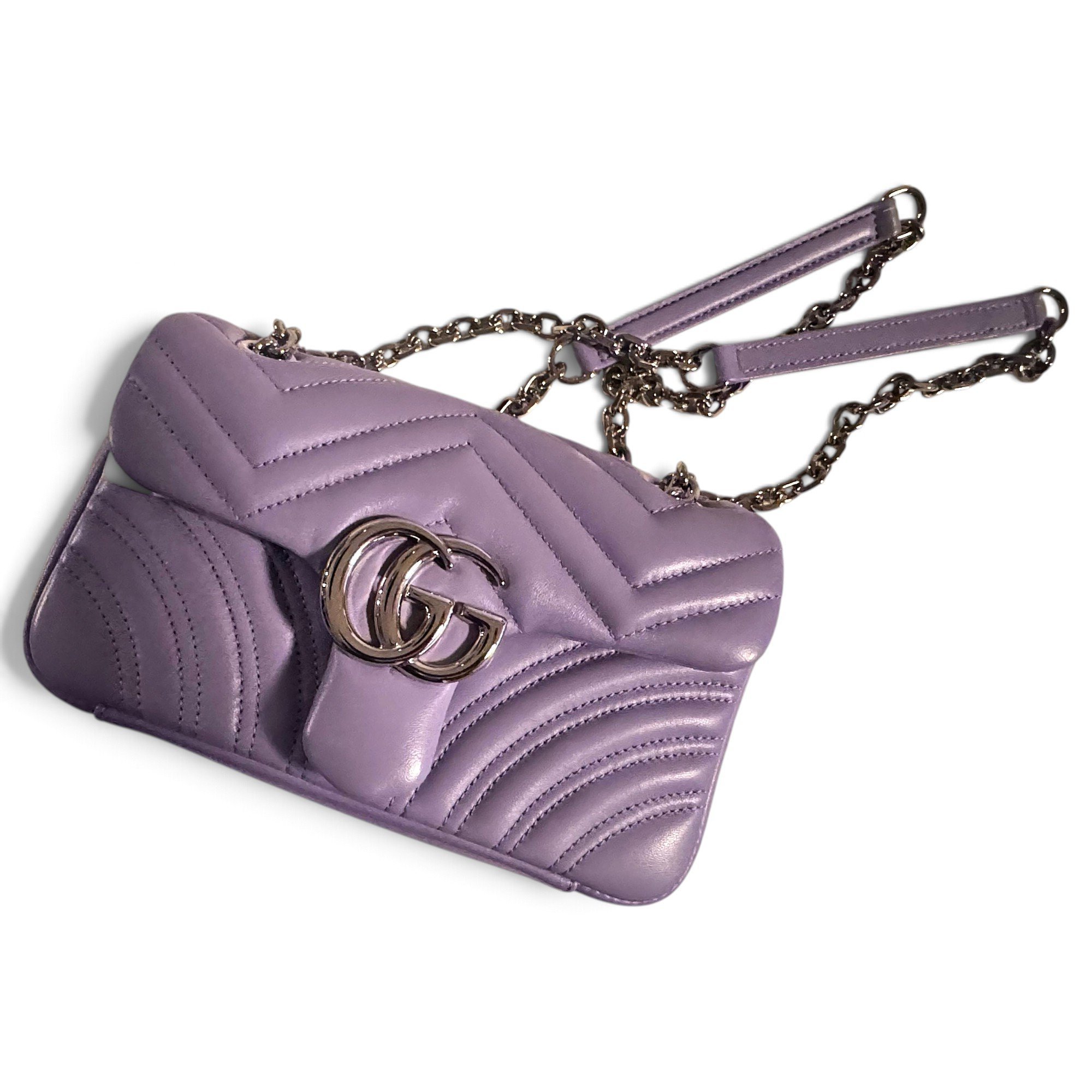 GG Marmont Flap leather handbag