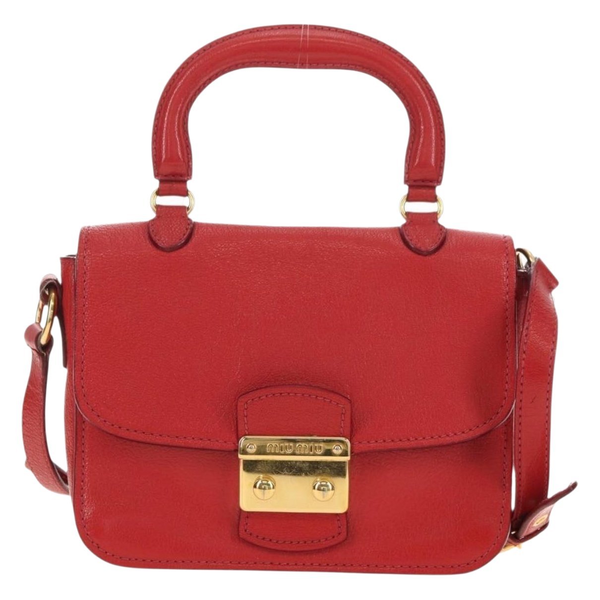 Matelassé leather handbag