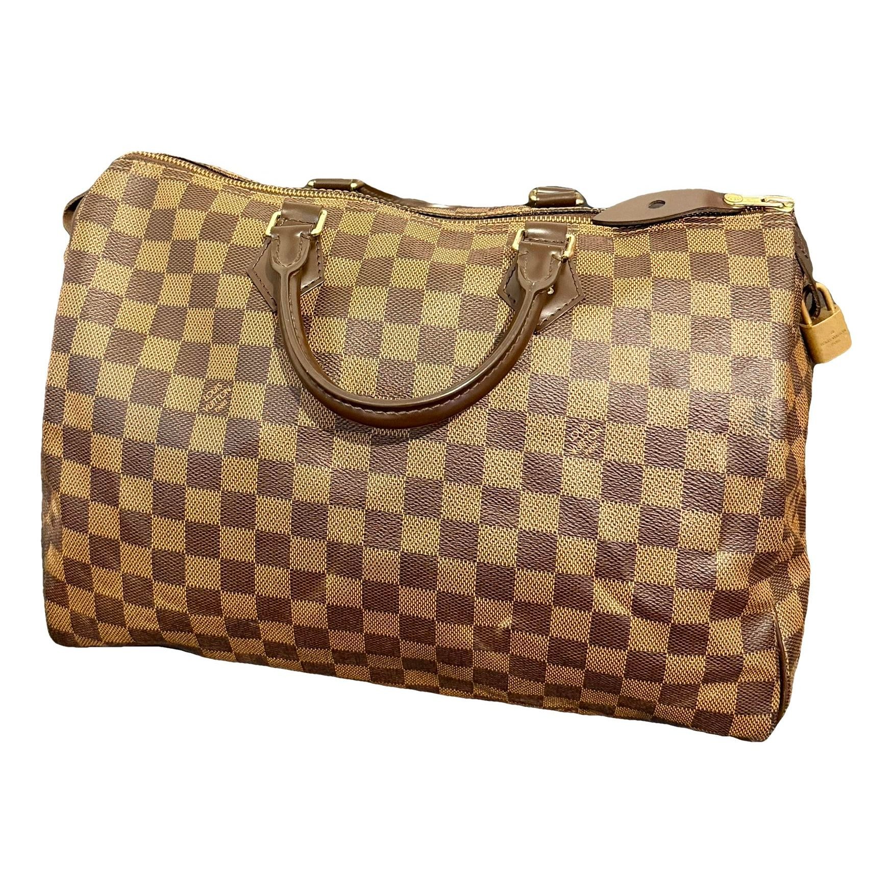 Speedy leather handbag