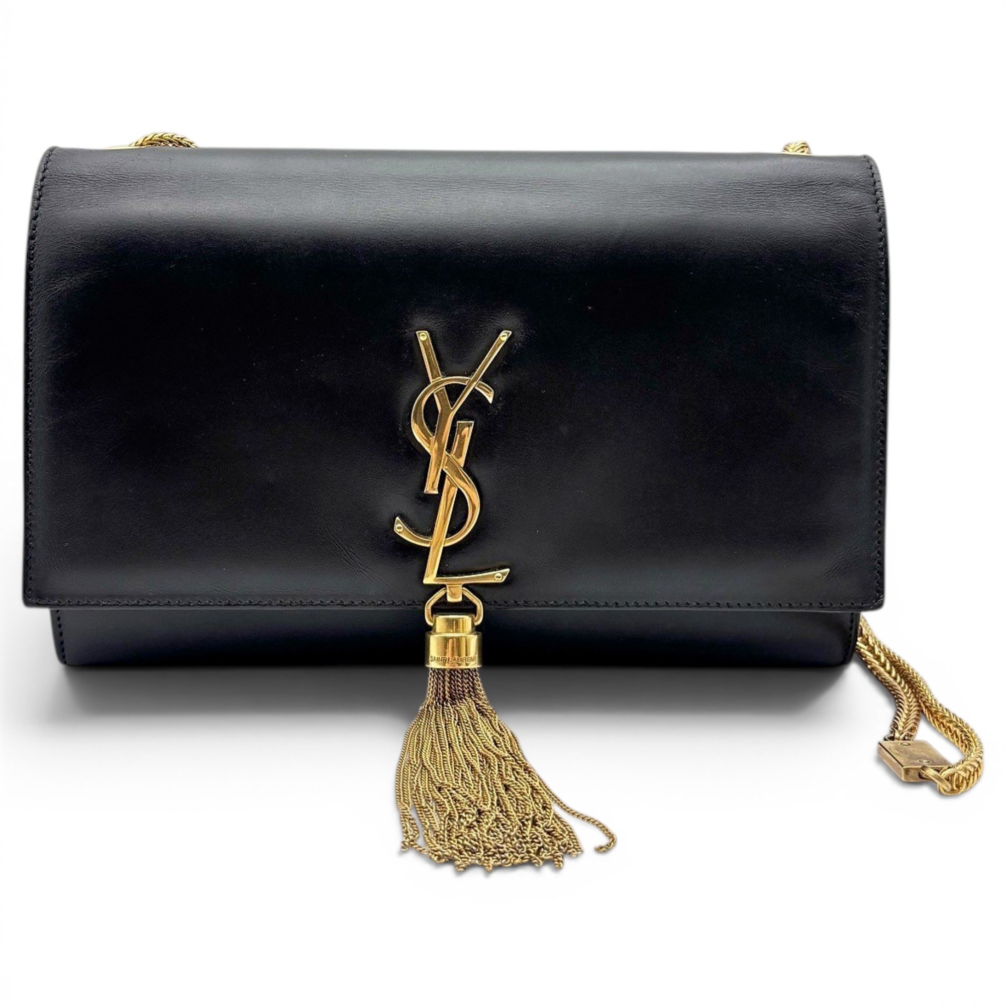 Pompom Kate leather handbag