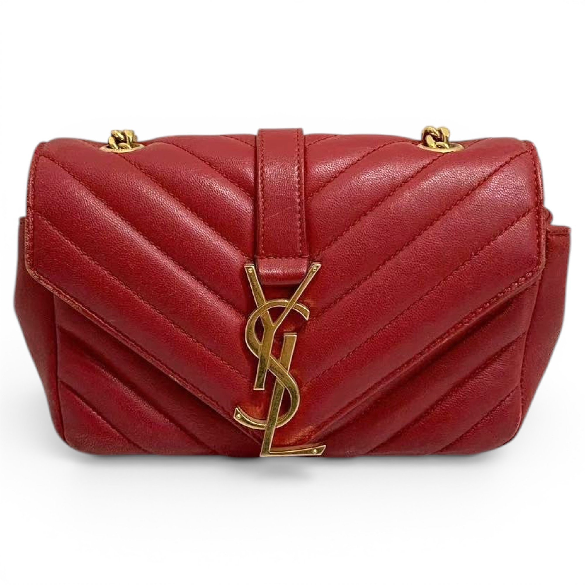 Collége monogramme leather handbag