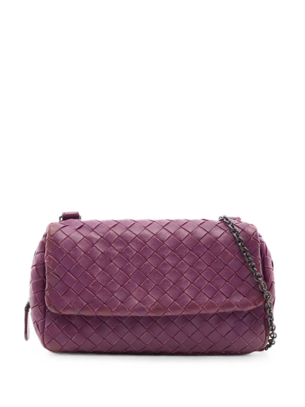 2000s Intrecciato chain-strap shoulder bag