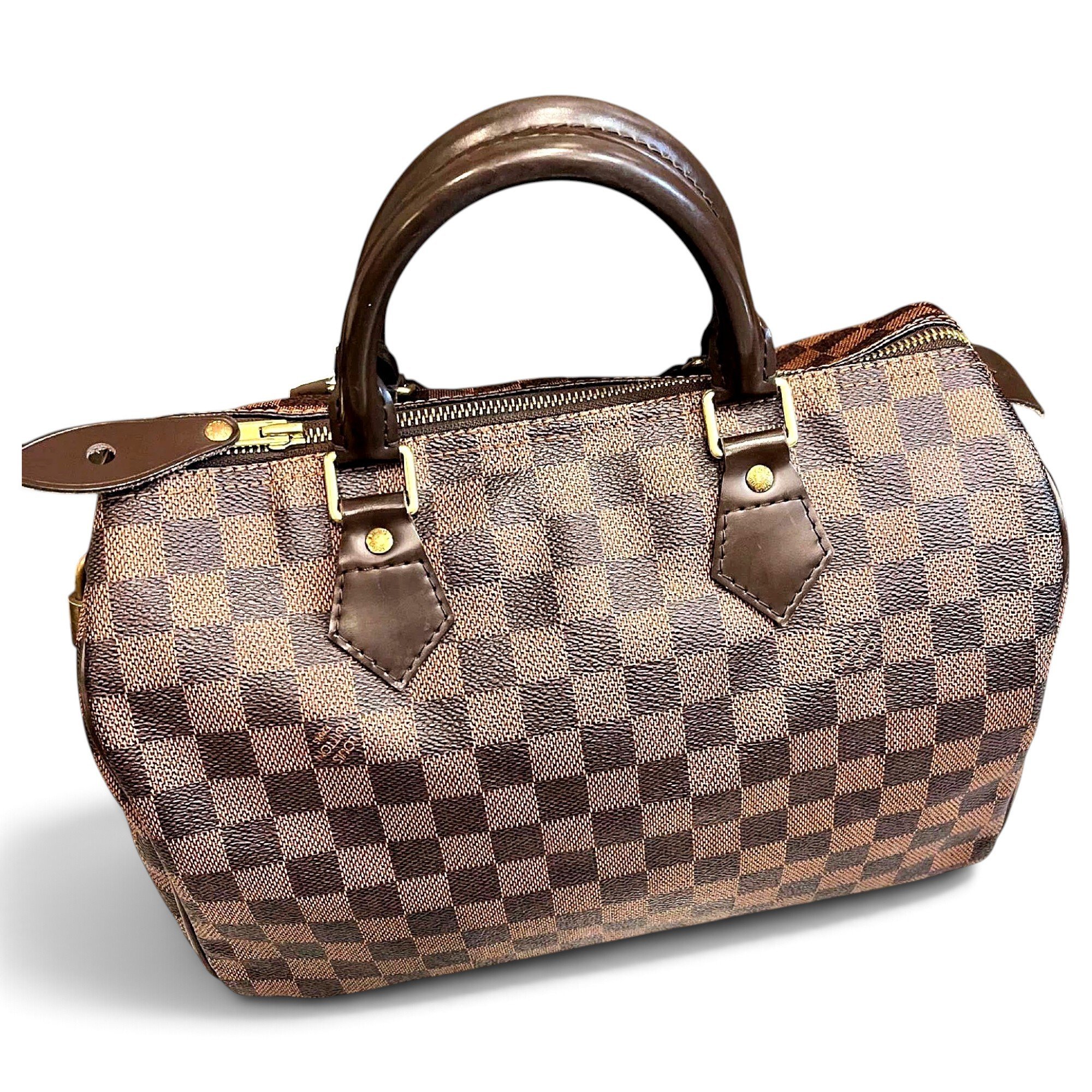 Louis Vuitton Speedy cloth bowling bag