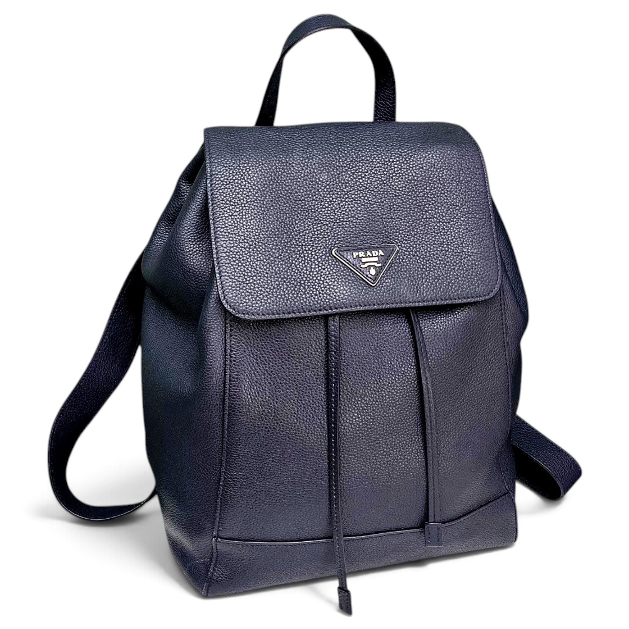 Leather backpack