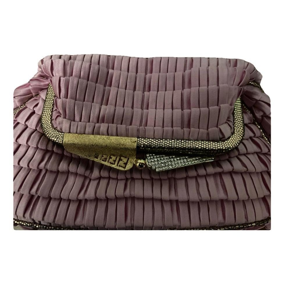 Silk clutch bag