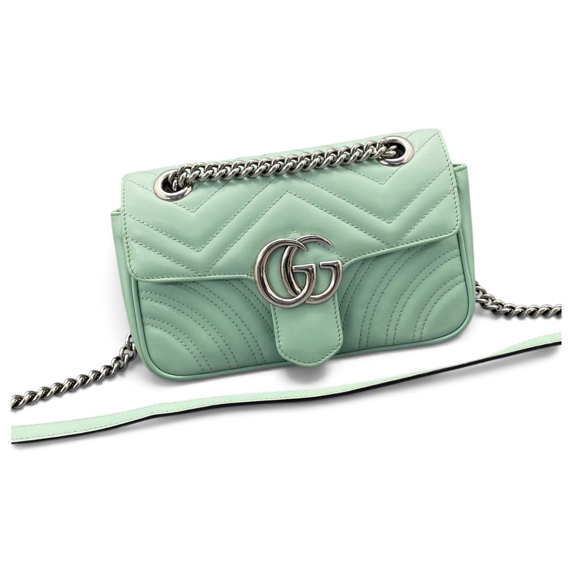 GG Marmont Flap leather handbag